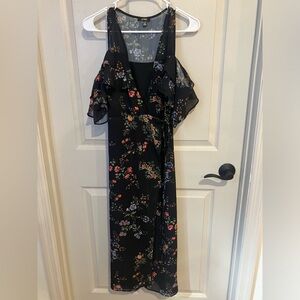 AFRM Black Floral Maxi Dress